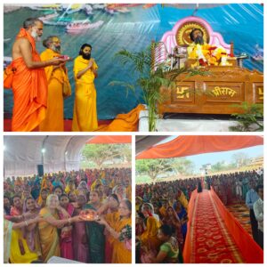 शिव महापुराण कथा का प्रथम दिन: भक्ति और आस्था से गूंजा बड़वाह का पंडाल