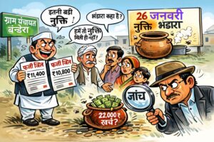 26 जनवरी के नाम पर फर्जी बिलों का खेल? ग्राम पंचायत बंन्डेरा में ‘नुक्ति भंडारा’ पर उठे सवाल