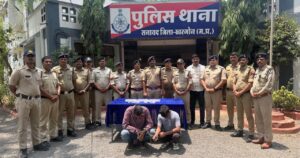 सनावद पुलिस की बड़ी कार्रवाई: अवैध हथियारों की तस्करी का भंडाफोड़, 2 आरोपी गिरफ्तार