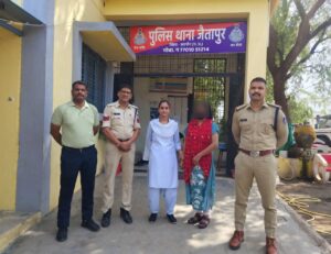 ठिबगांव बैंक गबन कांड में बड़ा खुलासा: 41.58 लाख रुपये लेकर फरार महिला केशियर गिरफ्तार, ऑनलाइन गेमिंग में रकम उड़ाने का दावा