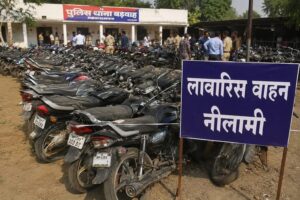 बड़वाह थाना परिसर में 131 लावारिस मोटरसाइकिलों की होगी नीलामी, 23 जून को आमजन ले सकेंगे भाग
