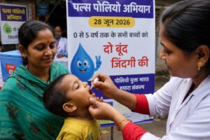 28 जून से जिलेभर में चलेगा पल्स पोलियो अभियान, 2.55 लाख से अधिक बच्चों को पिलाई जाएगी दवा